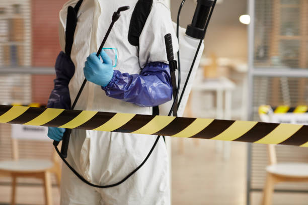 Professional Blood Cleanup technician working in Homer, IL
